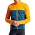 voordelige Heren shirts-21Grams Voor heren Wielrenshirt Lange mouw Fietsen Shirt Kleding Bovenlichaam met 3 achterzakken Bergracen Wegwielrennen Ademend Sneldrogend Vochtregelerend Reflecterende strips Zwart Groen Geel