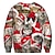 cheap Christmas Costumes &amp; Outfits-Santa Claus Ugly Christmas Sweatshirt Cat Dog Funny Top For Men&#039;s Women&#039;s Couple&#039;s Adults&#039; 3D Print Party Casual Daily