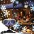 رخيصةأون مصباح أجهزة العرض وأجهزة العرض بالليزر-عيد الميلاد ندفة الثلج العارض أضواء عدسة مزدوجة أدى مصباح الإسقاط مع التحكم عن بعد أضواء كاشفة داخلي حديقة في الهواء الطلق حفلة عيد الميلاد هدية