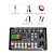 cheap Microphones-Professional Audio Mixer, Live Sound Card and Audio Interface with DJ Mixer Effects and Voice Changer,Podcast Production Studio Equipment, Prefect for Streaming/Podcasting/Gaming