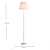 billige bord- og gulvlampe-led gulvlampe enkelt stof sengebord høj lampe stue gulvlamper lys arbejdsværelse soveværelse gulvlamper