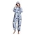 baratos cobertor vestível-Cobertor de lã wearable macacão de lã feminino macacão de pijama macacão sherpa quente roupa de dormir roupa de dormir com capuz de uma peça com zíper