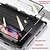 baratos Capa Samsung-telefone Capinha Para Samsung Galaxy Z Fold 5 Z Fold 4 Z Fold 3 Caso de Adsorção Magnética Espelho Transparente Magnética Vidro Temperado Metal