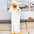 voordelige Kigurumi-pyjama&#039;s-Volwassenen Nachtmode Draagbare deken-hoodie Eend dier Onesie pyjama&#039;s Grappig kostuum Katoenflanel Cosplay Voor Mannen &amp; Vrouwen Kerstmis Dieren nachtkleding spotprent