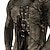 abordables camiseta henley hombre-Hombre Camiseta Tee Graphic Calaveras Humano Cuello Ropa Impresión 3D Exterior Calle Manga Larga Acordonado Estampado Design Elegante Vintage Básico