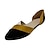 cheap Women&#039;s Flats-Women&#039;s Flats Plus Size Outdoor Office Daily Color Block Flat Heel Pointed Toe Elegant Casual Walking Suede Loafer Yellow Red Blue