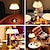 Недорогие Настольные лампы-светодиодная настольная лампа, перезаряжаемая, ресторан, бар, винтаж, с usb-портом для зарядки, для спальни, домашнего диммера, освещения