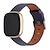 זול צפו להקות עבור Fitbit-1 pc להקת שעונים חכמה מותאם ל פיטביט Versa 3 / Sense עור אמיתי שעון חכם רצועה מתכוונן נושם אבזם נירוסטה לולאה מעור תַחֲלִיף צמיד
