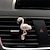 tanie Zawieszki i ozdoby do samochodu-Odświeżacz powietrza do samochodu stop diamentowy wylot powietrza flamingo dyfuzor zapachowy wnętrze samochodu klips do perfum wysokiej klasy akcesoria samochodowe