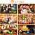 cheap Christmas Gift Lights-Christmas Projector Waterproof Remote Control 16 Patterns High-definition Projection Effects Indoor and Outdoor Festival Garden Decorative Lights Low Voltage Safety