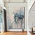 billiga Abstrakta målningar-handgjord oljemålning canvas väggkonst dekorativ abstrakt kniv målning landskap vit för heminredning rullad ramlös osträckt målning