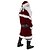 Χαμηλού Κόστους Χριστουγεννιάτικες Στολές-Santa κοστούμι Άγιος Βασίλης Στολές Εξοπλισμός Ρούχα Santa Ανδρικά Στολή Cosplay Χριστούγεννα Νέος Χρόνος Μασκάρεμα Ενηλίκων Κορυφή Παντελόνια Γάντι Καπέλο