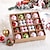 ieftine Îmbrăcăminte Câini-bilă de Crăciun cutie de carton de 3-6 cm cu pandantiv de decor în formă de minge strălucitoare 42 buc