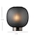 billige bord- og gulvlampe-the bloom bordlamper mini glass svart hvit skrivebordslampe