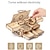 ieftine Puzzle Jigsaw-Puzzle 3d din lemn, cutie de bijuterii antică, set cutie muzicală, decorare a casei, model mecanic tăiat cu laser, ziua mamei, cadouri uimitoare pentru adulți și adolescenți (caz antic)
