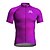 cheap Men&#039;s Jerseys-Men&#039;s Cycling Jersey Short Sleeve Bike Jersey Top with 3 Rear Pockets Mountain Bike MTB Road Bike Cycling Breathable Quick Dry Moisture Wicking Reflective Strips Green Purple Yellow Polyester Spandex