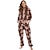 cheap Kigurumi Pajamas-Adults&#039; Kigurumi Pajamas Nightwear Bear Character Onesie Pajamas Flannel Cosplay For Men and Women Christmas Animal Sleepwear Cartoon