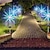 baratos Luzes e lanternas de caminho-1/2 pcs luzes de fogo de artifício ao ar livre decoração de jardim de natal solar luzes de caminho led decorativo meteoro cavalo lâmpada lâmpada estrela à prova d&#039;água para jardim gramado paisagem
