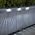 tanie Światła ścieżki i latarnie-4 szt. Solarne oświetlenie krokowe zewnętrzne wodoodporne inteligentne sterowanie czujnik ogrodzenia oświetlenie schodów ogród na zewnątrz ogrodzenia dziedziniec deck chodnik dekoracja lampa