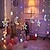 お買い得  ＬＥＤライトストリップ-スター ムーン カーテン ライト led ウィンドウ ライト 3.5 メートル 120led リモート コントロール ラマダン eid ストリング ライト クリスマスの装飾屋外休日の結婚式新年の庭の装飾