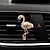 tanie Zawieszki i ozdoby do samochodu-Odświeżacz powietrza do samochodu stop diamentowy wylot powietrza flamingo dyfuzor zapachowy wnętrze samochodu klips do perfum wysokiej klasy akcesoria samochodowe