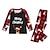 cheap Christmas Costumes-Reindeer letter Family Christmas Pajamas Nightwear Men&#039;s Women&#039;s Boys Girls&#039; Cute Family Matching Outfits Sweet Christmas Carnival Masquerade Kid&#039;s Adults&#039; Christmas New Year Eve Polyester Top Pants
