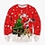 preiswerte 3d Hoodies&amp;Sweatshirts des Jungen-kinderkleidung Jungen Pullover Weihnachtsmann Langarm Rundhalsausschnitt Herbst Winter Modisch Kuschelig Polyester Outdoor