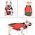 voordelige Hondenkleding-Honden Katten Gilet Lapwerk Aanbiddelijk Stijlvol Normale Buiten Kerstmis Hondenkleding Puppykleding Hondenoutfits Zacht Groen Rood Kostuum voor mannetjes- en vrouwtjeshonden Katoen S M L XL XXL