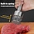 Χαμηλού Κόστους Εργαλεία Κρέατος-304 από ανοξείδωτο χάλυβα χαλαρή βελόνα κρέατος μπριζόλα βελόνα πόρπη κρέας ψητό κρέας γραβάτα κρέας τρυφερό κρέας σπασμένο τένοντα τεχνούργημα μπριζόλα σφυρί εργαλείο