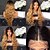 cheap Human Hair Lace Front Wigs-Unprocessed Virgin Hair 13x4 Lace Front Wig Middle Part Brazilian Hair Body Wave Multi-color Wig 130% 150% Density with Baby Hair Color Gradient Ombre Hair Natural Hairline Pre-Plucked For wigs for