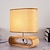 voordelige tafel &amp; vloerlamp-slaapkamer nachtkastje lamp indoor nordic houten studie tafellamp