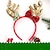 cheap Hair Styling Accessories-Christmas Headbands, Christmas Party Gifts, Decorations, Christmas Gifts, Photo Booths, Christmas Tree Snowman Reindeer Antlers Santa Hat Christmas Decor 2023