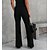 cheap Pants-Women&#039;s Dress Pants Wide Leg Pants Trousers Black Rose Red Fashion Split Work Daily Full Length Micro-elastic Plain Comfort S M L XL