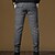 economico Chino-Per uomo Pantaloni in pile Pantaloni invernali Pantaloni Chino Pantaloni eleganti scozzesi Tasche Vita elastica A quadri Comfort Traspirante Giornaliero Per eventi Per uscire Streetwear Classico Nero