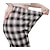 cheap Women&#039;s Pants-Women Plaid Pants Fashion Wide Leg Pants Ins Harajuku Casual Loose High Waist Straight Trousers  Mixed Color Plaid / Check Regular Summer Plaid Trousers Pyjamas Pants