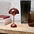 ieftine lampă de masă și podea-Lampă de masă modernă Bud Macaron, lampă de noptieră nordică simplă, reîncărcabilă cu atingere, lampă de noapte pentru dormitor cu ciuperci creative de designer din Danemarca