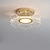 ieftine Lumini de tavan și ventilatoare-plafoniere cu led candelabru în formă de floare design cerc de 45 cm, plafoniere led moderne pentru sufragerie lampă acrilic dormitor iluminat cald
