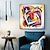 cheap Famous Paintings-Handmade Oil Painting Canvas Wall Art Decoration Kandinsky Style Postmodern Abstract for Home Decor Rolled Frameless Unstretched Painting