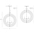abordables Suspension-45cm suspension lanterne design suspension métal galvanisé finitions peintes led 220-240v
