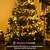 voordelige Kerstlichten-kerst cluster lichten buiten waterdicht kerst voetzoekers lichtslinger dc31v twinkle cluster kerstverlichting vuurwerk warm wit licht voor tuin boom decor verlichting eu plug nieuwe upgrade