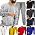 cheap Athleisure Clothing Suits-Men&#039;s Tracksuit Sweatsuit 2 Piece Quarter Zip Casual Winter Long Sleeve Thermal Warm Breathable Moisture Wicking Fitness Running Jogging Sportswear Activewear Striped Navy Yellow Light Grey