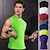 cheap Men&#039;s Cycling Clothing-Men&#039;s Gym Tank Top Compression Tank Top Sleeveless Base Layer Athletic Winter Sweat wicking Quick Dry Gym Workout Basketball Running Sportswear Activewear Solid Colored Neon Green Black White