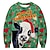cheap Christmas Costumes-Santa Claus Ugly Christmas Sweatshirt Cat Dog Funny Top For Men&#039;s Women&#039;s Couple&#039;s Adults&#039; 3D Print Party Casual Daily