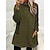 cheap Special Offers-Women&#039;s Sweatshirt Pullover Sherpa Fleece Teddy Pocket Marron Black Blue Solid Color Street Casual Round Neck Long Sleeve Fleece S M L XL 2XL 3XL