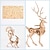 abordables Puzzles-Puzzles en bois 3d modèle animal - kits de modèles en bois de collection pour adultes présentoir de bureau cadeau pour garçons/filles (5 pièces)