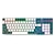 billige Tastaturer-Ledning Mekanisk tastatur Gaming tastatur Ergonomisk tastatur Bærbar Letvægt Ergonomisk Multi farve baggrundslys RGB baggrundsbelysning Tastatur med USB-drevet 68 nøgler