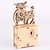 tanie Układanie puzzli-3d drewniane puzzle pozytywka diy model taurus zestawy prezent dla dorosłych i nastolatków prezent świąteczny/urodzinowy!