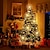 ieftine Fâșii LED-Pachet de 4 lumini de artificii lumini de Crăciun decorațiuni de sârmă de sârmă de cupru cu 8 moduri lumini de zâne cu baterie cu telecomandă nuntă lumini decorative suspendate de Crăciun pentru