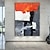 abordables Peintures Abstraites-Peinture à l&#039;huile faite à la main toile mur art décor abstrait couteau peinture paysage noir pour la décoration intérieure roulé sans cadre non étiré peinture