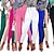 cheap Women&#039;s Pants-Women&#039;s Dress Pants Pants Trousers Light Pink Green Blue Fashion Office / Career Daily Side Pockets Micro-elastic Ankle-Length Comfort Plain S M L XL 2XL